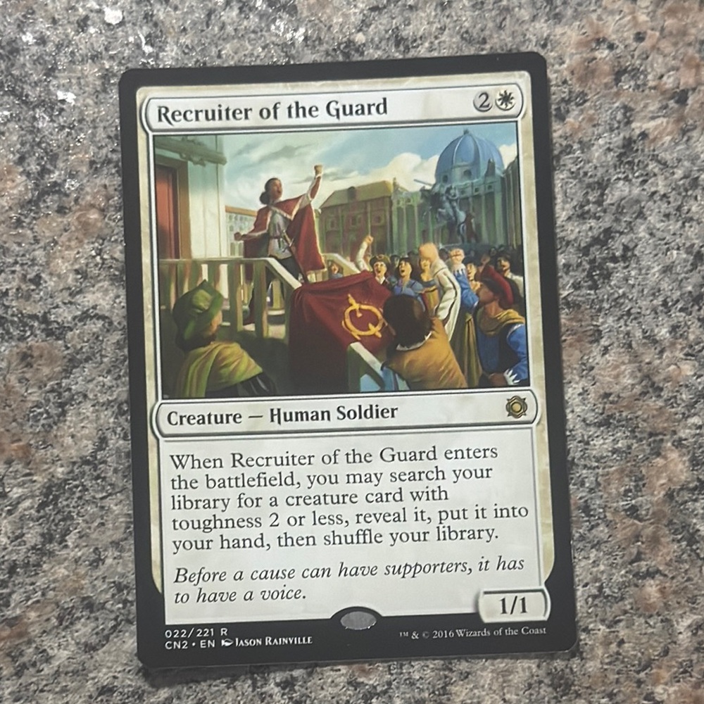 MTG Magic the Gathering Recruiter of the Guard